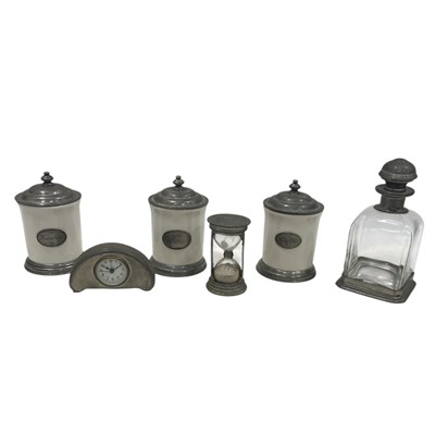 Lot 180 - Italian pewter by Rigattieri, including...