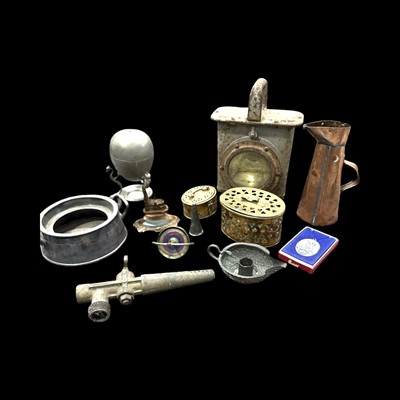 Lot 181 - A mixed lot of metals, including a US Navy...