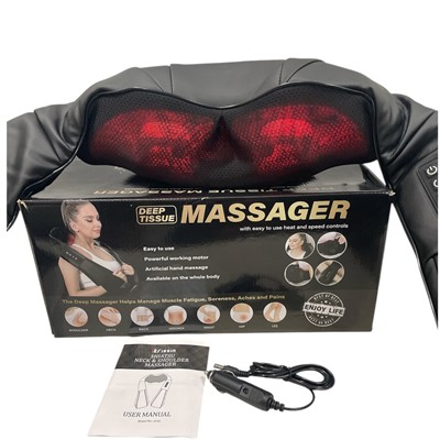 Lot 192 - A Kristin Shiatsu massager with mains and car...