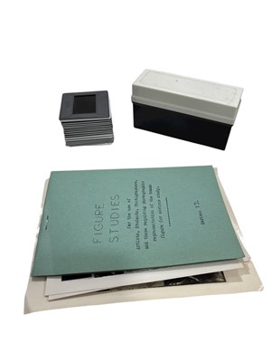 Lot 194 - Vintage female nude photographic slides,...