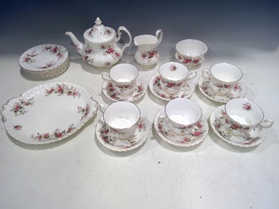 Lot 204 - A Royal Albert " Lavender Rose " Six-Place Tea...
