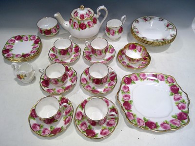 Lot 206 - Royal Albert Ceramics. A Six-place Tea Service...
