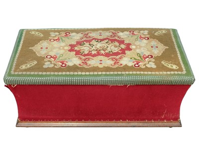 Lot 956 - A Victorian upholstered ottoman.
