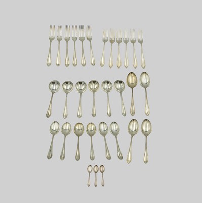 Lot 228 - A silver suite of cutlery by Viners Ltd.