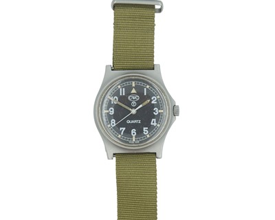 Lot 1074 - CWC - A G10 Cabot Watch Company quartz military issue wristwatch, circa 1990.
