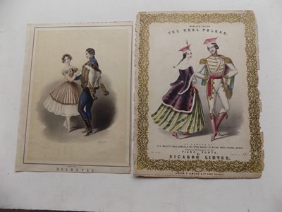 Lot 1343 - MUSIC COVERS. 14 colour lithographs ballet,...