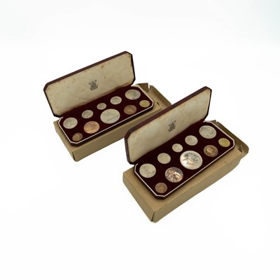 Lot 173 - Two Elizabeth II ten coin coronation year sets, 1953.