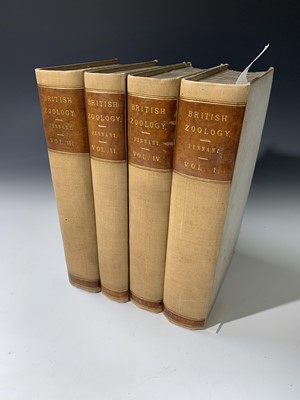 Lot 1361 - THOMAS PENNANT. "British Zoology." 4 Vols...