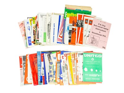 Lot 190 - A large collection of non-league football programmes.