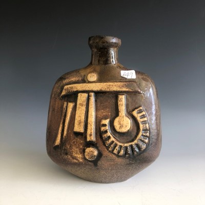 Lot 449 - A Tremaen Pottery small Mulfra lamp base,...