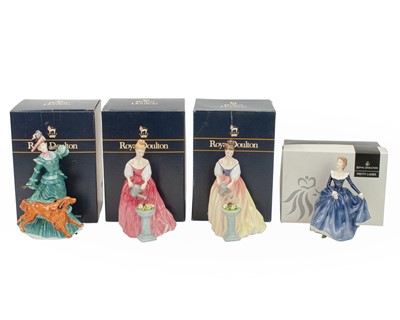 Lot 353 - Four boxed Royal Doulton figures.