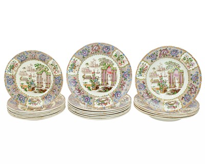 Lot 333 - Copeland & Garrett 'New Blanche' dinnerware.