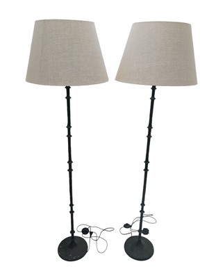 Lot 797 - A pair of contemporary 'Thomasin' floor lights.