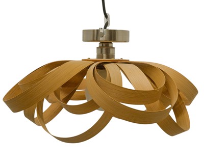 Lot 811 - A Tom Raffield 'Flush Skipper' pendant light.