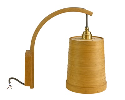 Lot 802 - A Tom Raffield 'Helix' wall light.