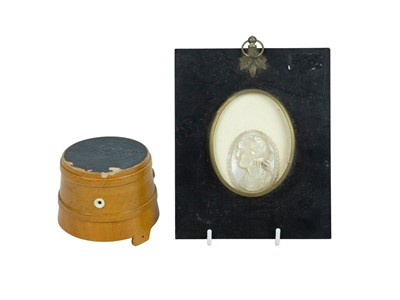 Lot 36 - Two small glass domes.