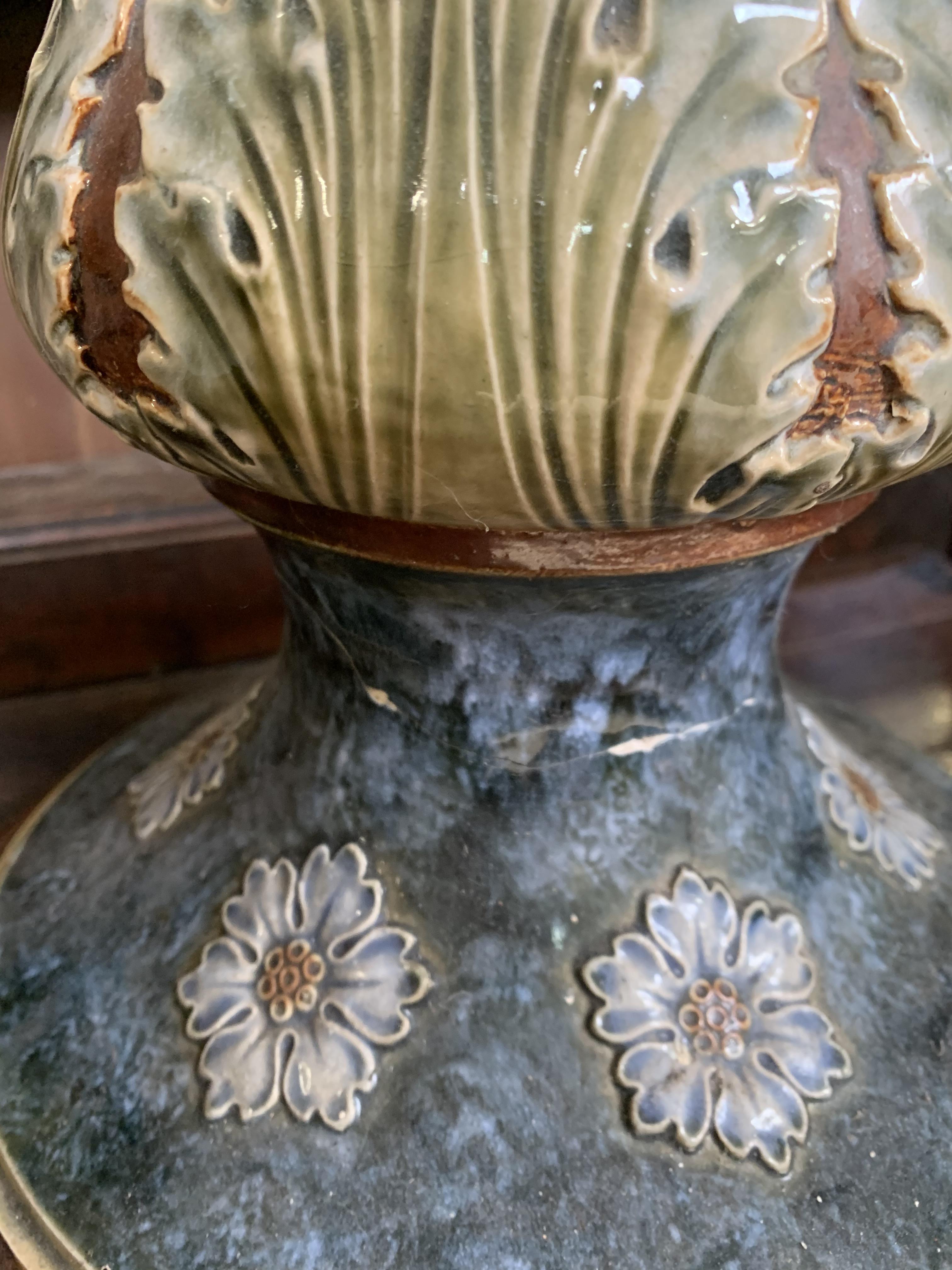 Lot 960 A Royal Doulton Lambeth stoneware jardiniere