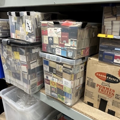 Lot 67 - Nine boxes containing hundreds of books and...