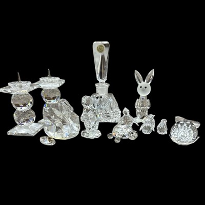Lot 80 - A selection of Swarovski crystal animal...