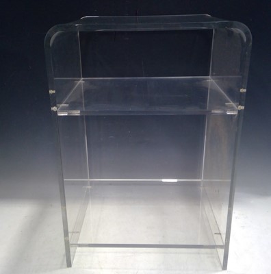 Lot 3 - A Marais International Plexiglass HI-FI Stand....