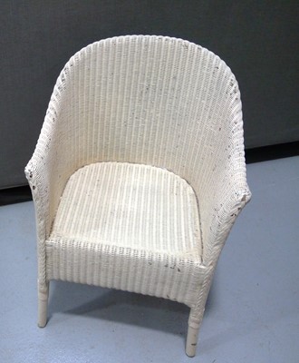 Lot 130 - A Lloyd Loom Style Chair.