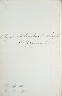 Lot 4 - (Natural History and the British Museum)