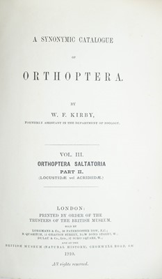 Lot 4 - (Natural History and the British Museum)