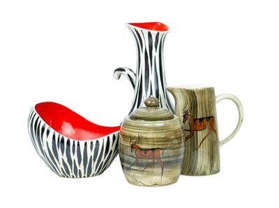 Lot 230 - Beswick 'Zebrette' ceramics.