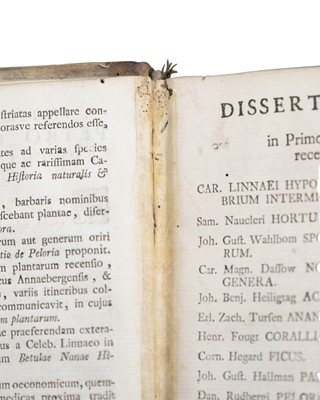 Lot 5 - (Carl Linnaeus) Caroli Linnaei or Caroli a Linne