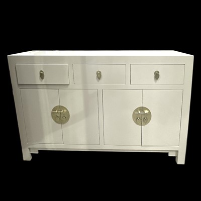 Lot 5 - A High Gloss Sideboard with Oriental Style...