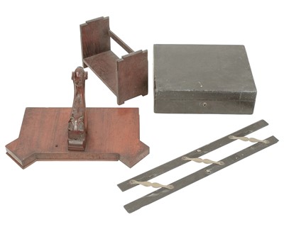 Lot 64 - A Victorian walnut wall bracket.