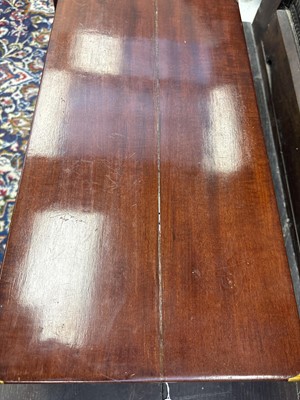 Lot 24 - A 19th century mahogany and brass bound writing slope.