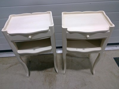 Lot 46 - Two Bedside Nightstands. 66cm tall, 37cm wide...