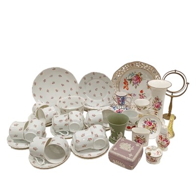 Lot 97 - A part Royal Austria tea service, Wedgwood box...