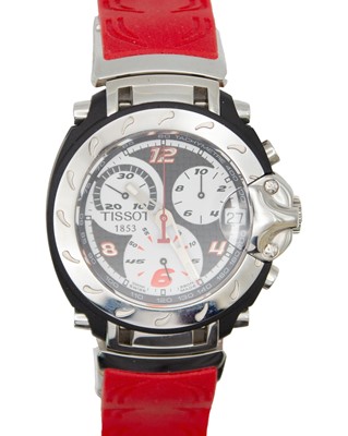 Lot 683 - TISSOT - A MotoGP 2007 limited edition quartz chronograph wristwatch.