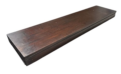 Lot 145 - A mahogany gun cleaner's kit case with a gun...