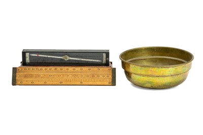 Lot 853 - A surveyor's trough compass.