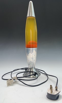 Lot 33 - A Lloytron 'Rocket' lava lamp, height 46cm.