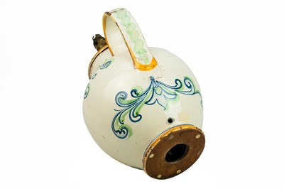 Lot 40 - An Italian Maiolica lamp base.