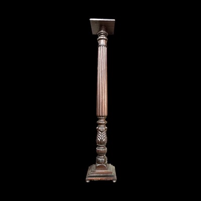 Lot 4 - A Victorian torchere, with a reeded column and...