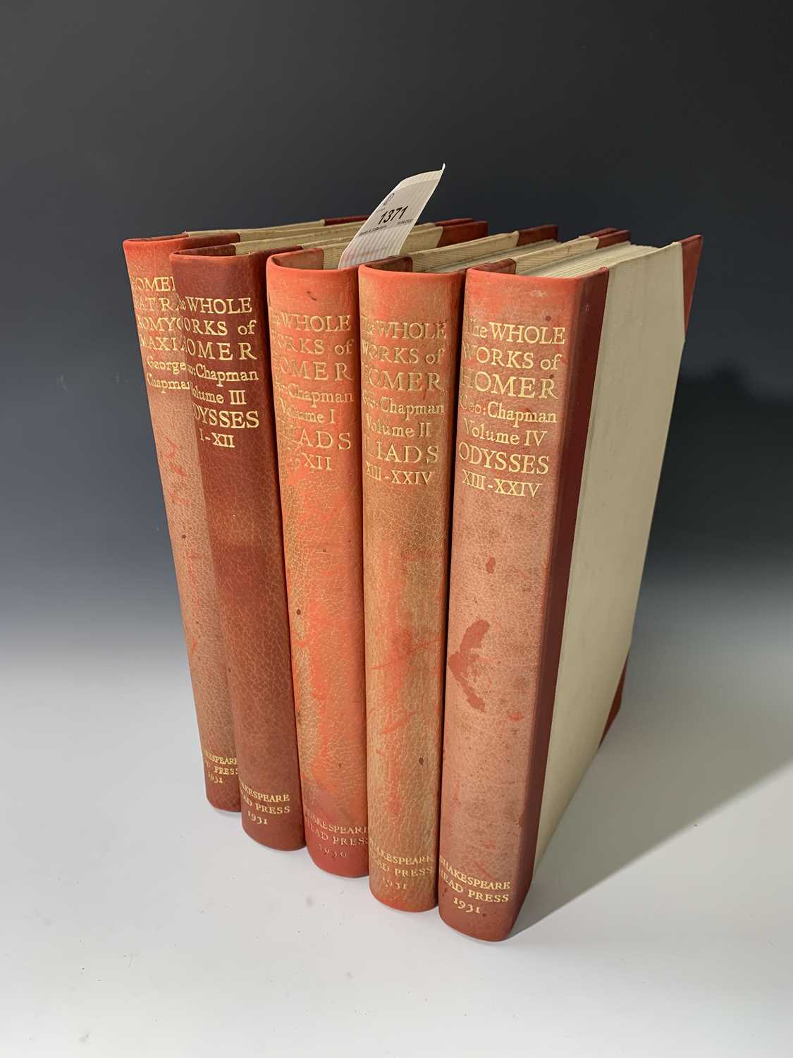 Lot 1371 - SHAKESPEARE HEAD PRESS. "The Whole Works of...