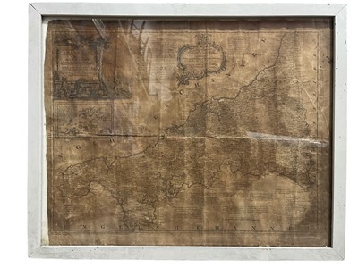 Lot 20 - An 18th century map of Cornwall (Thomas...