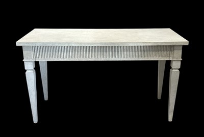 Lot 16 - A Gustavian Style Desk with a Single Drawer....