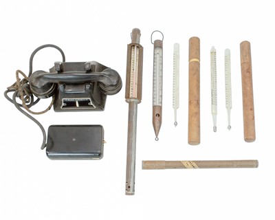 Lot 111 - A Reliance Telephone Co Ltd bakelite telephone.