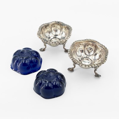 Lot 215 - A good pair of Victorian silver salts by Alexander Clark.