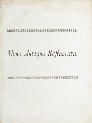 Lot 52 - (Wales) Henry Rowlands