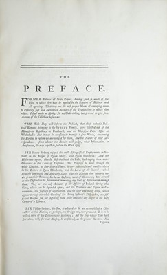 Lot 59 - Arthur Collins (compiler) and Sir Henry Sydney et al