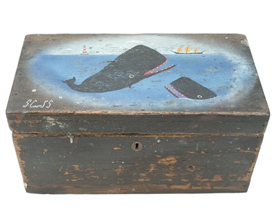 Lot 982 - Stephen CAMPS (1957) A small pine chest.