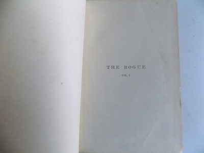 Lot 1392 - W. E. NORRIS. "The Rogue." 3 Vols 1st edn,...