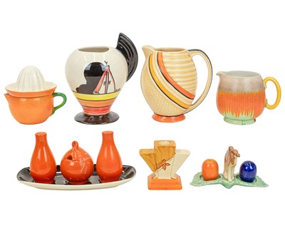 Lot 261 - Art Deco ceramics.